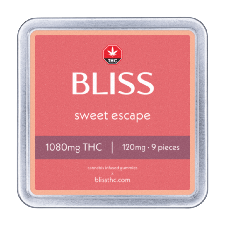 Bliss Sweet Escape THC Cannabis Infused Gummies Edibles 120mg | Canada ...